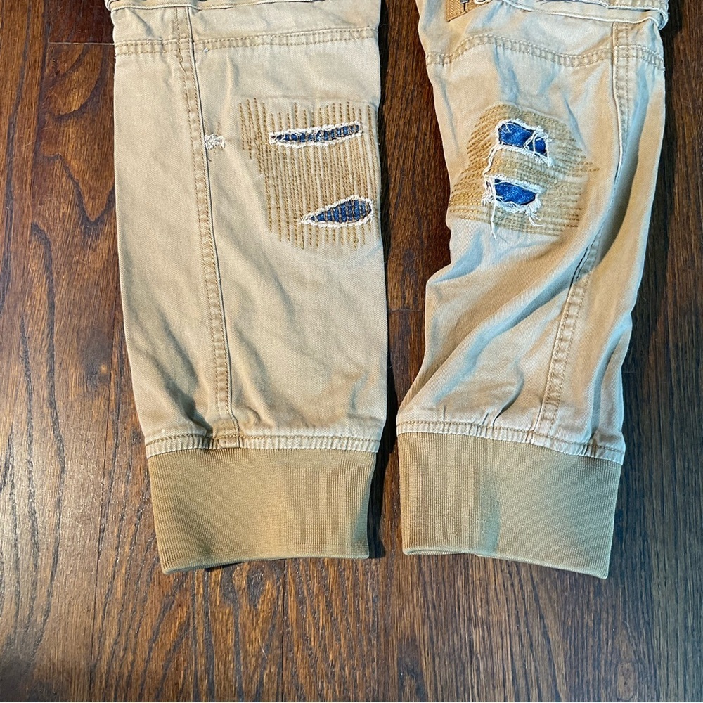 Heritage America Y2K Cargo Pants Men’s W32 L31 Distressed Utility HTF! - Picture 9 of 13